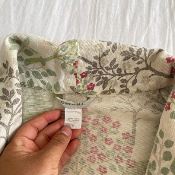 Garnet Hill Robe  made in Poland with German Fabric (sz S) - Picture 7 of 9